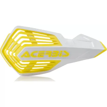 Chránič ruky pro motocykl Acerbis chrániče páček X-FUTURE VENTED bílá/žlutá