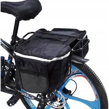 brašna na kolo Silná taška na kolo do kufru, nepromokavá - objem 28 litrů (Vyrobeno z voděodolného materiálu. Díky své velké kapacitě bude obsahovat všechny potřebné věci, které musíme vzít na všechny druhy výletů, jako jsou nástroje, jídlo, deky, oblečení atd. Má 2 pro