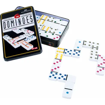 Dřevěná hračka small foot Domino 6 barev