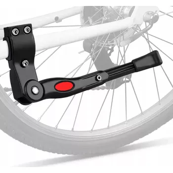 Úložný box Nastavitelný stojan na kolo, zadní, středový, jednoduchý (NASTAVITELNÝ STOJAN KOLA, STOJÁNEK, STOJÁNEK KOLA, NASTAVITELNÝ NASTAVITELNÁ VÝŠKA - díky nastavitelné výšce bude stojan vyhovovat kolům různých velikostí a typů. PRUŽINOVÝ MECHANISMUS - vestavěný 