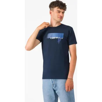 cyklistický dres CASTELLI Cyklistické triko s krátkým rukávem - VELOCE - modrá M