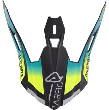 Helma na motorku Acerbis kšilt přilby Acerbis CARBON 22-6 modrá/fluo žlutá