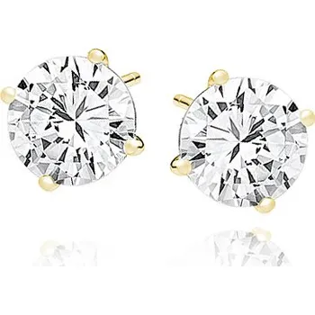 Náušnice Pozlacené náušnice JOANNA 8 mm Ag 925/1000