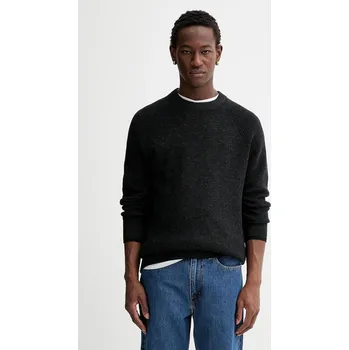 Dámský svetr Svetr s příměsí vlny Marc O'Polo černá barva, 531516060208 99A, vel. L