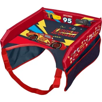 SEVEN Cestovní stolek Cars McQueen Polyester, 37x37x8 cm