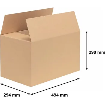 Kartonové krabice 494x294x290 mm 3VVL