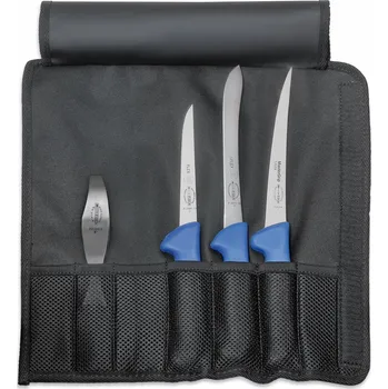 Krájecí kotouč F. Dick 4 dílná sada "Rybář" v rolovacím pouzdru