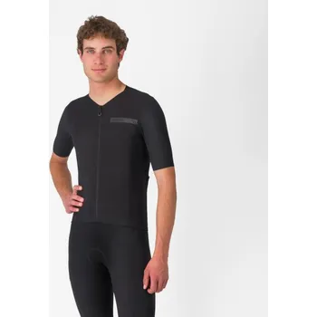 cyklistický dres CASTELLI Cyklistický dres s krátkým rukávem - PREMIO EVO - černá M