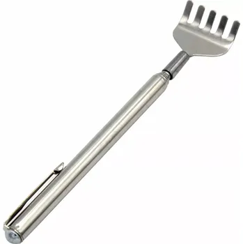 Pomůcka pro obuv a oblečení Zaparkorun Teleskopické škrabátko zad 51 cm stříbrná