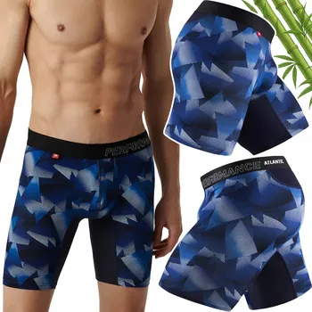 Boxerky Atlantic Spodní Prádlo Boxerky modré, velikost XXL