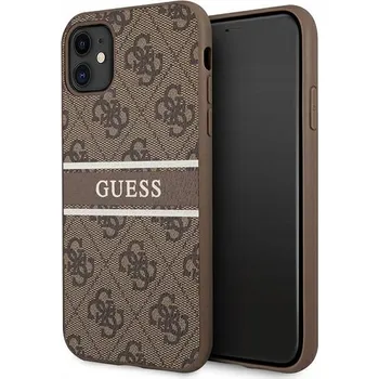 Pouzdro na mobilní telefon Kryt Guess Zadní Kryt pro Apple iPhone 11 hnědý