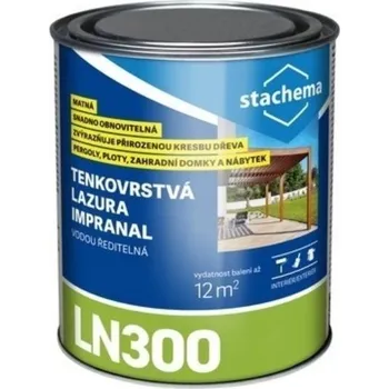 Lak na dřevo IMPRANAL tenkovrstvá lazura - teak 0,75l