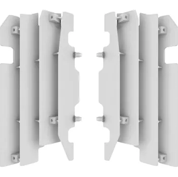 Polisport sada mřížek chladiče pasuje na CR125/250 00/04,CRF450 03/04 bílá
