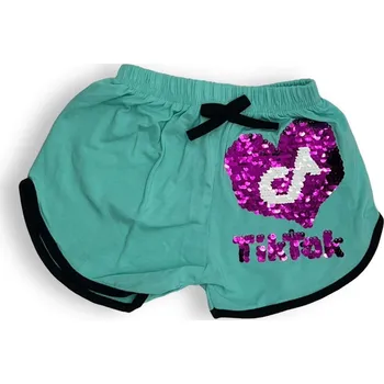 Dívčí kraťasy Baby Dívčí kraťasy Tiktok Barva: Mentolová, Velikost: 110