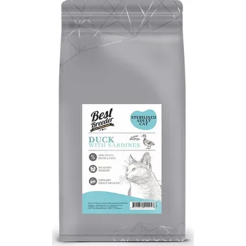 Krmivo pro kočku Best Breeder DELUXE Cat Duck with Sardines Sterilised Adult balení 300 g | Krmivo pro kočky