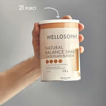 Přírodní čokoládový nápoj Natural Balance Wellosophy (doplněk stravy) 378g