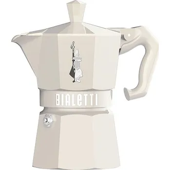 Moka konvice Bialetti Exclusive Moka krémová 3 porce