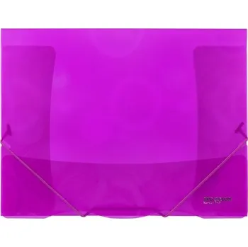 Desky s chlopněmi a gumičkou Neo Colori - A4, plastové, růžové, 1 ks