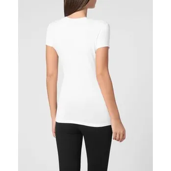 PHILIPP PLEIN T-Shirt 9535 Bílá Skin Tight Fit XXL