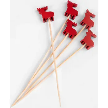 Příbor MIMI XMAS vánoční napichovátka | sobí motiv | 20 ks | 710025 Cena za 20 kusů v balení