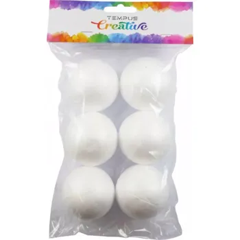Polystyrenové koule 6cm/6ks