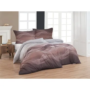 Povlečení Matějovský Ložní povlečení bavlněný satén - digital - MARNI BROWN velikost: 140/220 + 70/90 cm