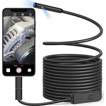 IP kamera INSPEKČNÍ KAMERA DUO ENDOSKOP 10M 6 LED ANDROID IOS