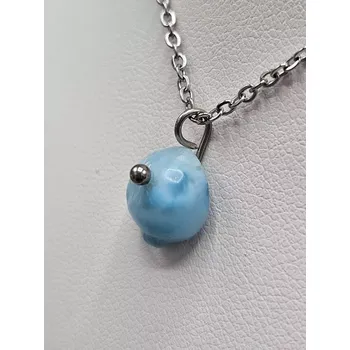 Náhrdelník Náhrdelník Larimar AA - přívěsek nepravidelného tvaru 2