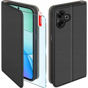 Pouzdro na mobilní telefon Flipové pouzdro KrainaGSM pro Xiaomi Redmi 13, černé