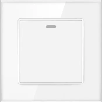 vypínač SKLENĚNÝ KLASICKÝ MECHANICKÝ SPÍNAČ SVĚTLA - JEDNOPÓLOVÝ, KŘÍŽOVÝ, SCHODIŠŤOVÝ