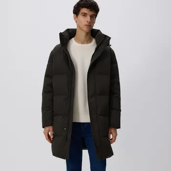 Reserved - Dlouhá péřová bunda se Soronou - zelená - 448GQ-87X - 448GQ-87X-S