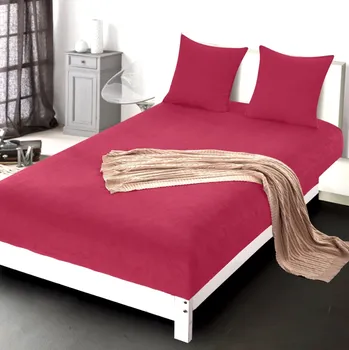 Prostěradlo Hřejivé ložní prostěradlo z mikrovlákna - tmavě růžové Šírka: 140 cm | Dĺžka: 200 cm