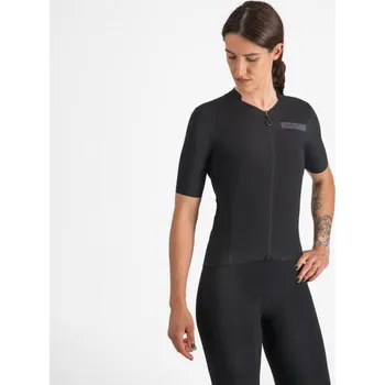 Cyklistické oblečení CASTELLI Cyklistický dres s krátkým rukávem - PREMIO EVO W - černá S