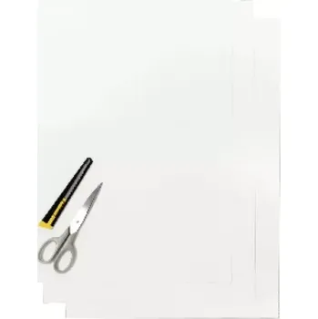 Polep vozidla Blackbird folie polepovací silnostěnná /balení 3 archy/ bílá