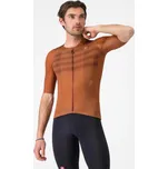 CASTELLI Cyklistický dres s krátkým rukávem - AERO RACE 8S - hnědá