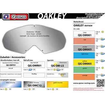 Q-One sklo Oakley kouřová