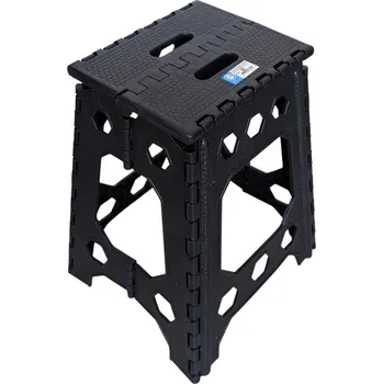 Stolička OZGEN PLASTIC Stolička multifunkční skládací vysoká 45 cm, černá