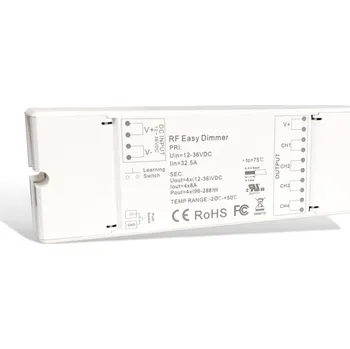 Příslušenství pro LED osvětlení Přijímač 4x8A RF inteligentní TRE-P1-0104-8