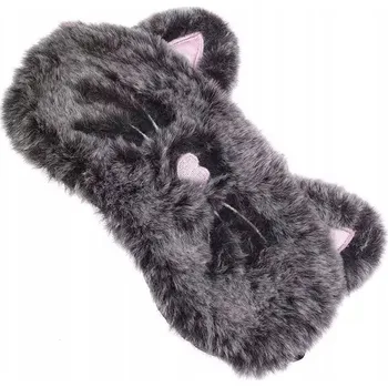 Škraboška na spaní Sajbazar maska na spaní polyester šedá