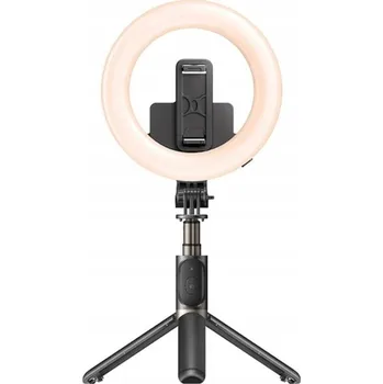 Příslušenství pro čtečku elektronické knihy Selfie tyč Tripod Yesido (SF12) s kruhovým světlem, černá