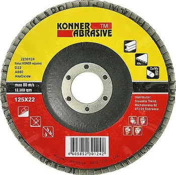 Brusný kotouč Lamelový kotouč AluOxide D22 115x22mm, G40