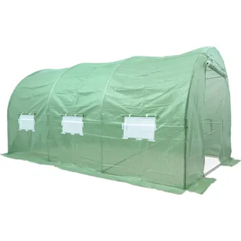 Skleník Focus Garden Zahradní skleník, foliovník 3x4,5x2m - 13,5m2 zelený