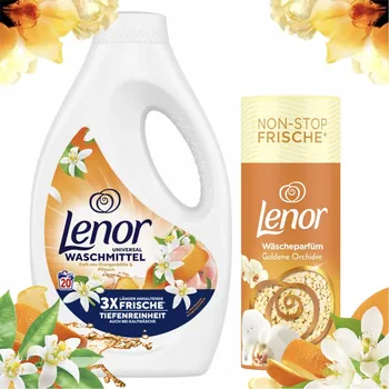 Prací gel Tekutý prací prostředek na barevné prádlo Lenor 1 l