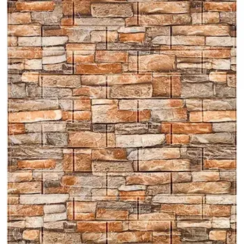 Úložný box Samolepicí panely 3D cihlové tapety - 1x kus 77 cm x 70 cm (0,54 m2) cihla #4 (Panely jsou samolepicí, nevyžadují tedy použití lepidla, a proto - jde o rychlou, čistou a příjemnou práci, kterou zvládnete sami, aniž byste museli najímat montážní týmy. Papí