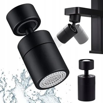 Vodovodní baterie PERLÁTOR NA BATERIE AERÁTOR PRODLOUŽENÍ BATERIE 2 REŽIMY FUNKCE 360 OTOČNÝ