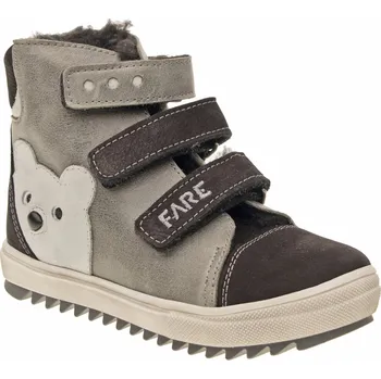 Dívčí zimní obuv FARE KLASIK TYROLKY dětské zimní kotníkové boty černé - 27