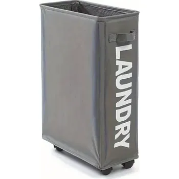 Kapsle na praní Textilní koš na prádlo kompaktní šedý (LNDR8)