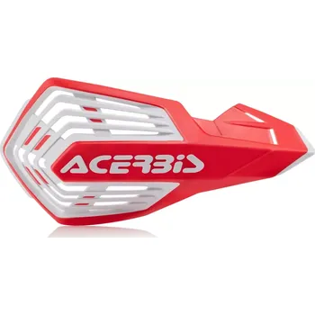 Chránič ruky pro motocykl Acerbis chrániče páček X-FUTURE VENTED červená/bílá