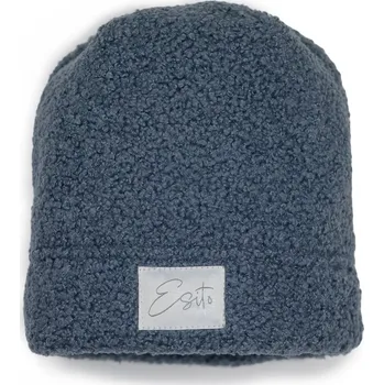 Čepice ESITO | Zimní čepice Teddy fleece double Denim blue - modrá / 36