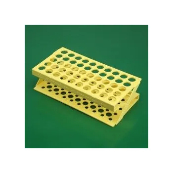 LP Italiana Stojánek typ "S" Barva: Žlutá, Varianta: Pro 50 zkumavek (do průměru 17 mm)